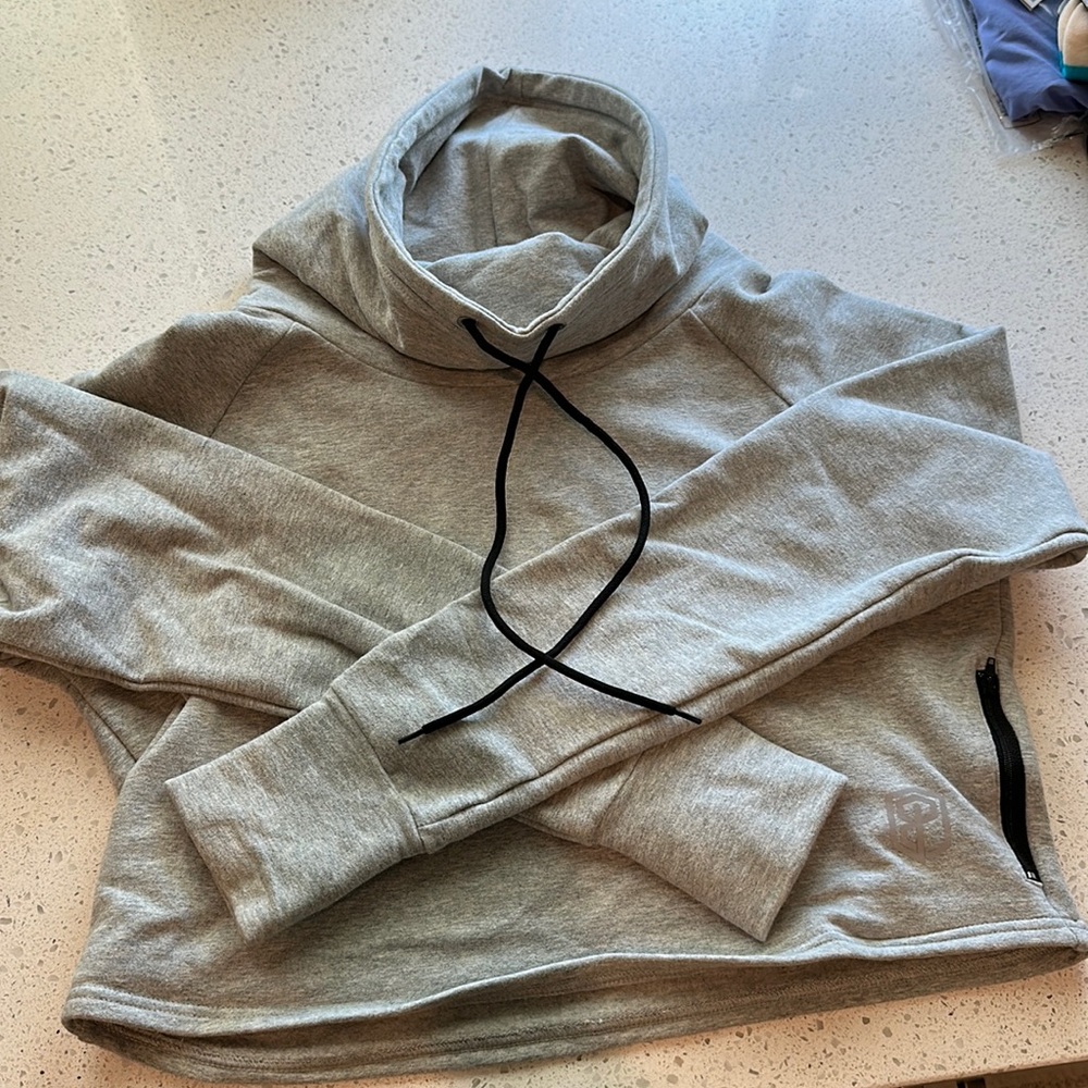 Born Primitive funnel neck crop sweatshirt